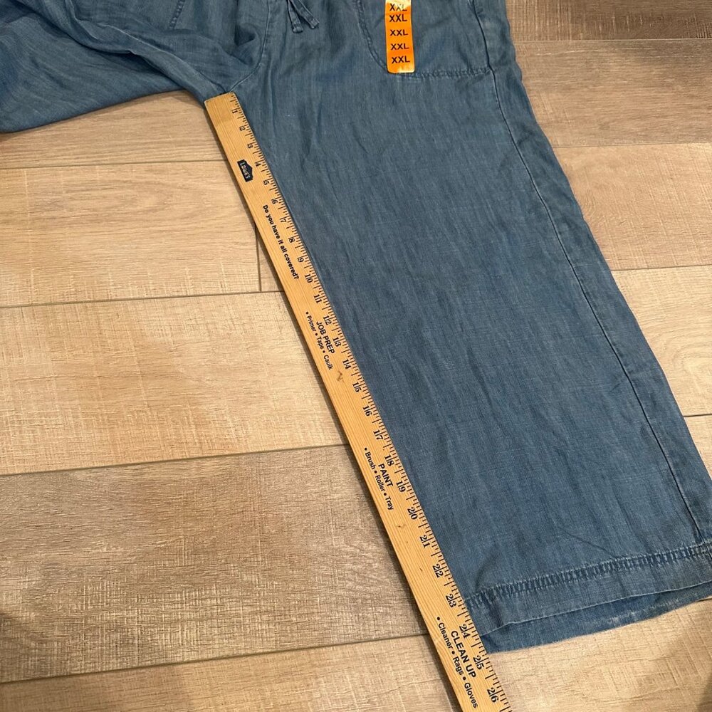 Splendid Denim Blue Wide Leg Pants - Picture 4 of 10